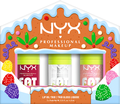 Lipgloss Set Fat Oil Trio Kit, 1 St NYX PROFESSIONAL MAKEUP