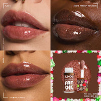 NYX PROFESSIONAL MAKEUP Lipgloss XMAS Fat Oil Gem Cacao Gem, 4,8 ml