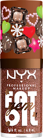 NYX PROFESSIONAL MAKEUP Lipgloss XMAS Fat Oil Gem Cacao Gem, 4,8 ml