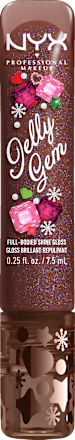 NYX PROFESSIONAL MAKEUP Lipgloss XMAS Jelly Gem 01 Cocoa Sparkle, 7,5 ml