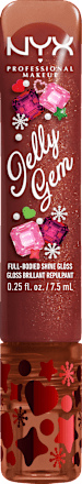 NYX PROFESSIONAL MAKEUP Lipgloss XMAS Jelly Gem 03 Burgundy Bling, 7,5 ml