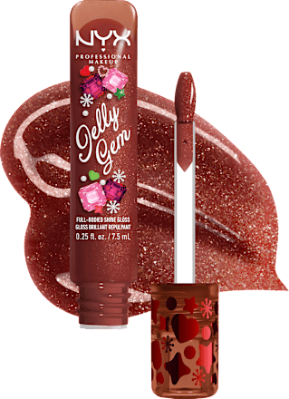 NYX PROFESSIONAL MAKEUP Lipgloss XMAS Jelly Gem 03 Burgundy Bling, 7,5 ml