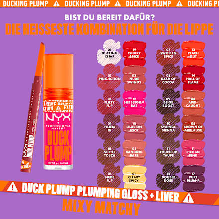Lipliner Duck Plump 01 Ducking Clear, 0,33 g NYX PROFESSIONAL MAKEUP