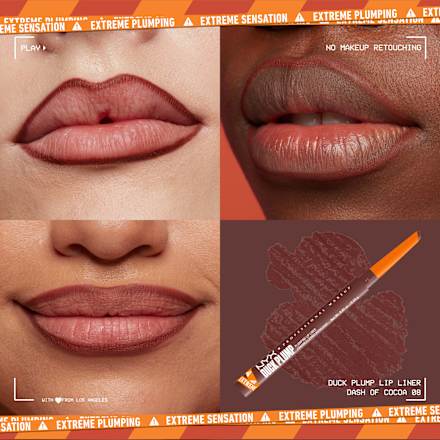 Lipliner Duck Plump 08 Dash of Cocoa, 0,33 g NYX PROFESSIONAL MAKEUP