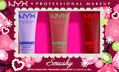 NYX PROFESSIONAL MAKEUP Lippenbalsam SetXMAS Smushy Trio Kit 3tlg, 1 St