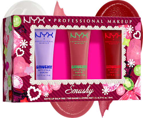 NYX PROFESSIONAL MAKEUP Lippenbalsam SetXMAS Smushy Trio Kit 3tlg, 1 St
