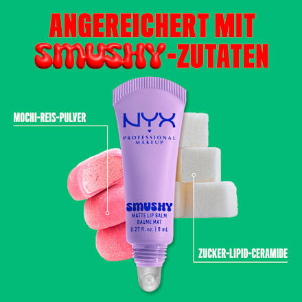 Lippenbalsam Smushy Matte 01 Sugar Smush, 8 ml