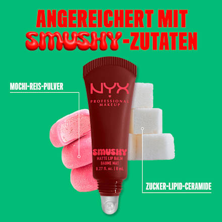 Lippenbalsam Smushy Matte 08 Smudge Fudge, 8 ml
