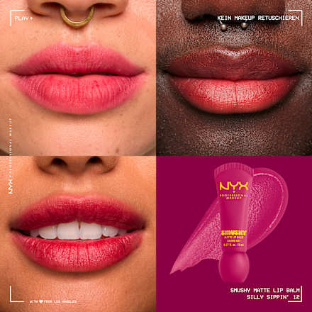 Lippenbalsam Smushy Matte 12 Silly Slippin, 8 ml NYX PROFESSIONAL MAKEUP