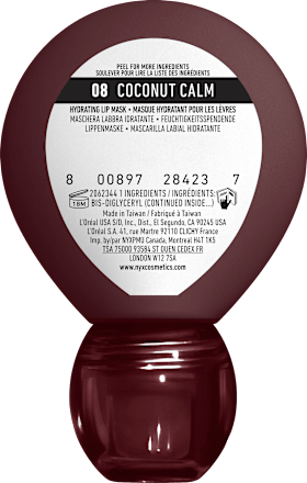 Lippenmaske Smushy SOS Hydratig 08 Coconut Calm, 12 ml