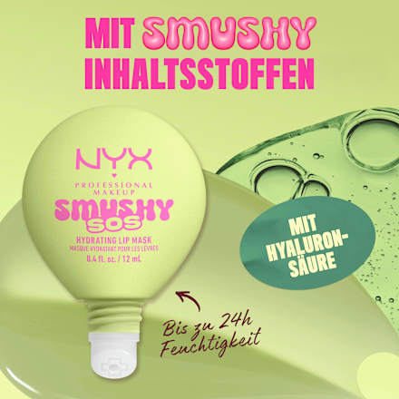 Lippenmaske Smushy SOS Hydrating 01 Green Sereni-Tea, 12 ml