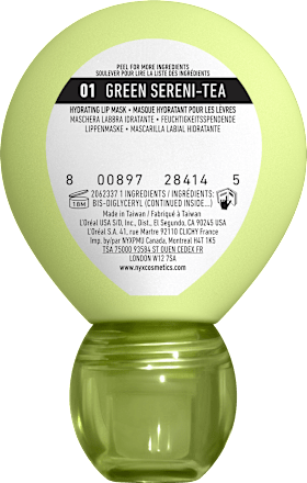 Lippenmaske Smushy SOS Hydrating 01 Green Sereni-Tea, 12 ml