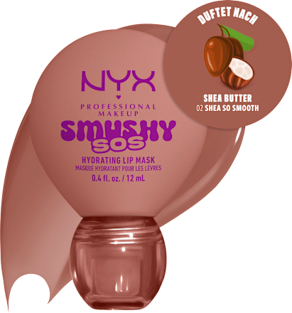 Lippenmaske Smushy SOS Hydrating 02 Shea So Smooth, 12 ml