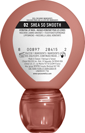 Lippenmaske Smushy SOS Hydrating 02 Shea So Smooth, 12 ml