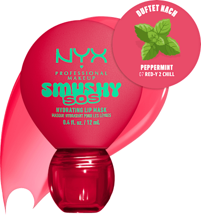 Lippenmaske Smushy SOS Hydrating 07 Red-Y 2 Chill, 12 ml