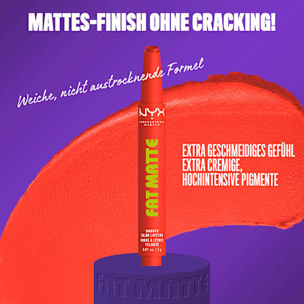 Lippenstift Fat Matte Smooth 03 Coral Cuddlin, 2 g