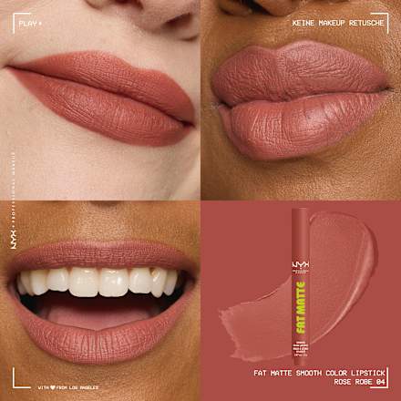 Lippenstift Fat Matte Smooth 04 Rose Robe, 2 g