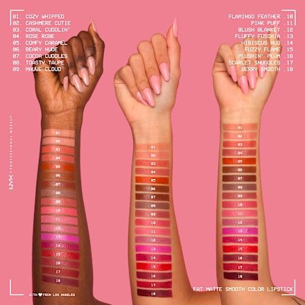 Lippenstift Fat Matte Smooth 05 Comfy Caramel, 2 g