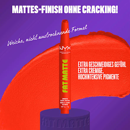 Lippenstift Fat Matte Smooth 05 Comfy Caramel, 2 g