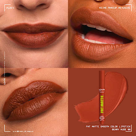 Lippenstift Fat Matte Smooth 06 Beary Nude, 2 g