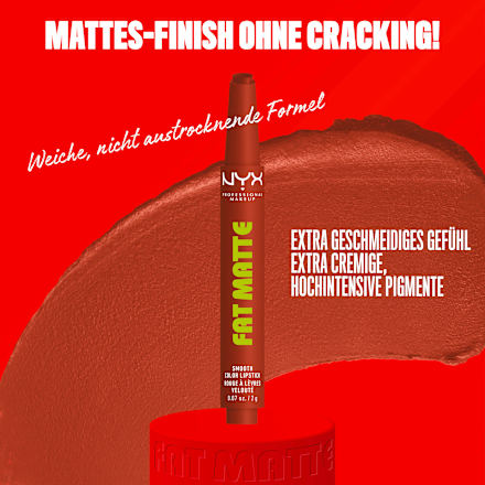 Lippenstift Fat Matte Smooth 06 Beary Nude, 2 g