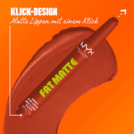 Lippenstift Fat Matte Smooth 06 Beary Nude, 2 g