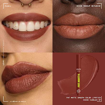 Lippenstift Fat Matte Smooth 07 Cocoa Cuddles, 2 g