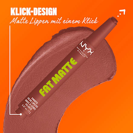 Lippenstift Fat Matte Smooth 08 Toasty Taupe, 2 g