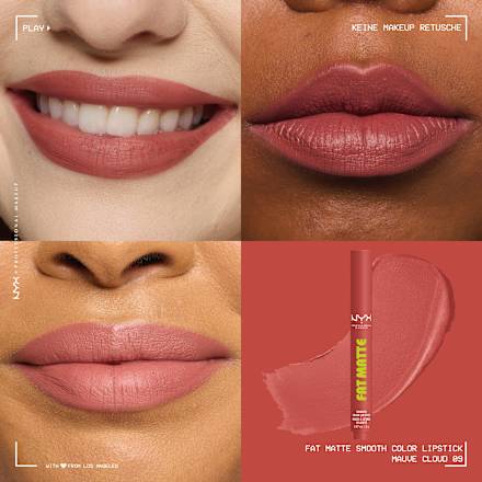 Lippenstift Fat Matte Smooth 09 Mauve Cloud, 2 g