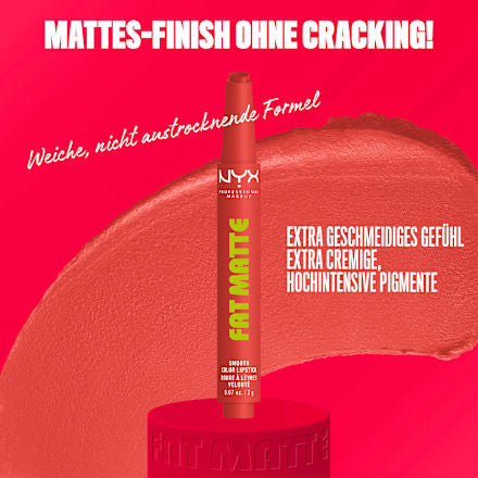 Lippenstift Fat Matte Smooth 09 Mauve Cloud, 2 g
