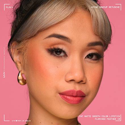 Lippenstift Fat Matte Smooth 10 Flamingo Feather, 2 g