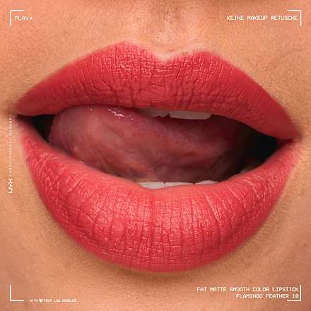 Lippenstift Fat Matte Smooth 10 Flamingo Feather, 2 g