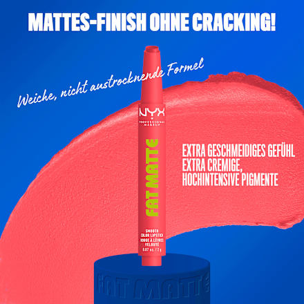 Lippenstift Fat Matte Smooth 11 Pink Puff, 2 g
