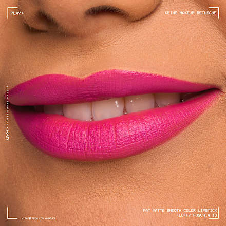 Lippenstift Fat Matte Smooth 13 Fluffy Fuchsia, 2 g
