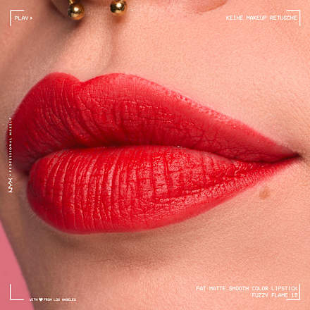 Lippenstift Fat Matte Smooth 15 Fuzzy Flame, 2 g