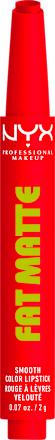 Lippenstift Fat Matte Smooth 15 Fuzzy Flame, 2 g