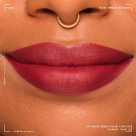 Lippenstift Fat Matte Smooth 16 Plushin' Plum, 2 g