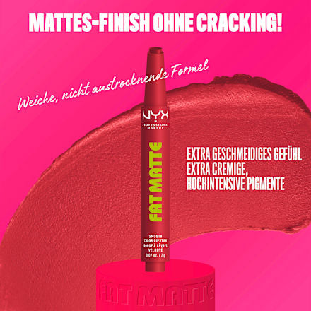 Lippenstift Fat Matte Smooth 16 Plushin' Plum, 2 g