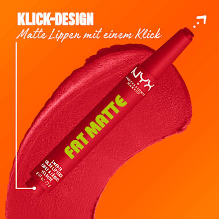 Lippenstift Fat Matte Smooth 17 Scarlet Snuggles, 2 g