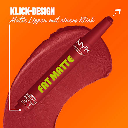 Lippenstift Fat Matte Smooth 18 Berry Smooth, 2 g