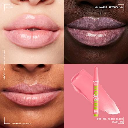 Lippenstift Fat Oil Slick Click 02 Clout, 2 g NYX PROFESSIONAL MAKEUP
