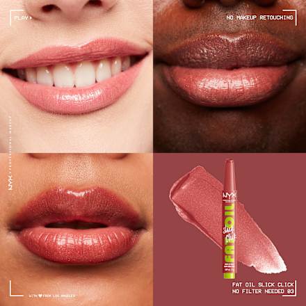 Lipstick Fat Oil Slick Click 03 Geen filter nodig, 2 g