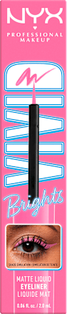 Liquid Eyeliner Matt Vivid Bright 08 Don't Pink Twice, 2 ml NYX PROFESSIONAL MAKEUP