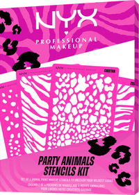 NYX PROFESSIONAL MAKEUP Schablone Party Animals Make-Up Stencils Kit, 1 St