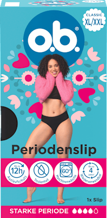 Periodenunterwäsche Slip schwarz Gr. XL/XXL, 1 St