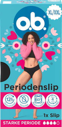 Periodenunterwäsche Slip schwarz Gr. XL/XXL, 1 St