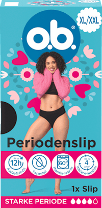 Periodenunterwäsche Slip schwarz Gr. XL/XXL, 1 St