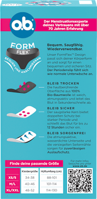 Periodenunterwäsche Slip schwarz Gr. XL/XXL, 1 St