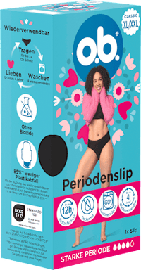 Periodenunterwäsche Slip schwarz Gr. XL/XXL, 1 St
