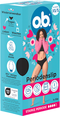 Periodenunterwäsche Slip schwarz Gr. XS/S, 1 St